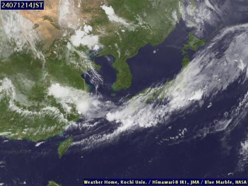 Satellite - Sea of Japan - Fri 12 Jul 03:00 EDT