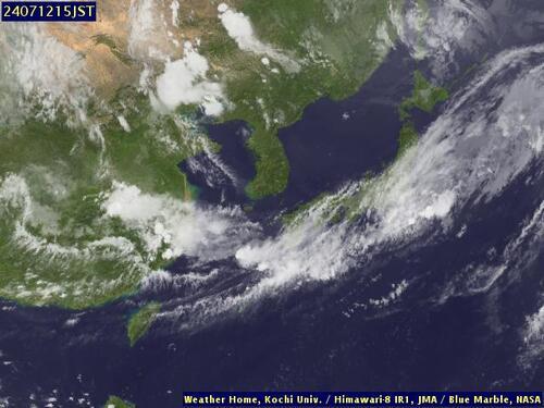 Satellite - East China Sea - Fri 12 Jul 04:00 EDT