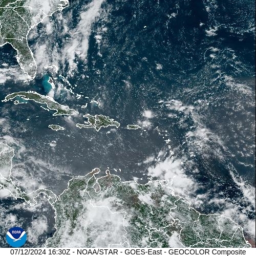 Satellite - Jamaica - Fri 12 Jul 13:30 EDT