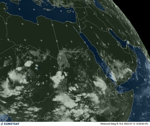 Satellite - Arabian Sea - Sat 13 Jul 12:00 EDT