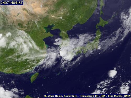 Satellite - East China Sea - Sat 13 Jul 17:00 EDT