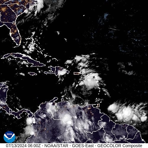 Satellite - Haiti - Sat 13 Jul 03:00 EDT
