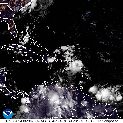 Satellite - Puerto Rico - Sat 13 Jul 03:30 EDT