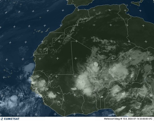 Satellite - Gulf of Guinea - Sun 14 Jul 20:00 EDT
