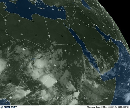 Satellite - Arabian Sea (East) - Sun 14 Jul 01:00 EDT