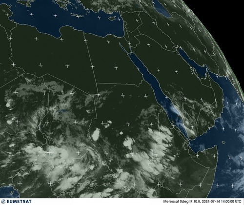 Satellite - Gulf of Aden - Sun 14 Jul 11:00 EDT