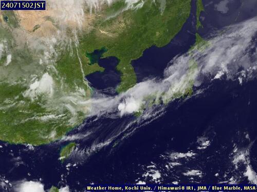 Satellite - Sea of Japan - Sun 14 Jul 15:00 EDT