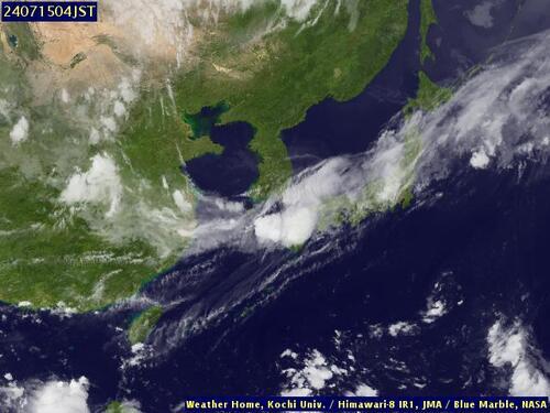 Satellite - East China Sea - Sun 14 Jul 17:00 EDT