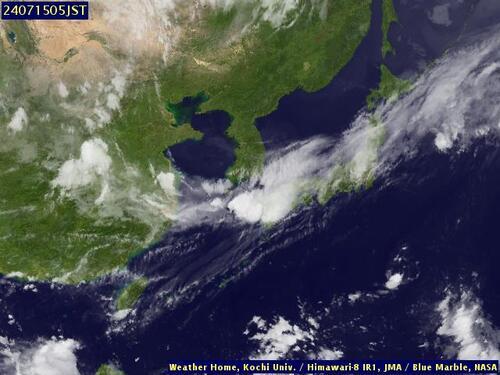Satellite - Sea of Japan - Sun 14 Jul 18:00 EDT
