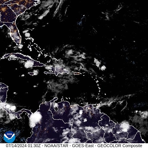 Satellite - Jamaica - Sat 13 Jul 22:30 EDT