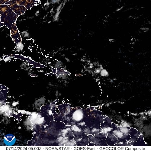 Satellite - Jamaica - Sun 14 Jul 02:00 EDT