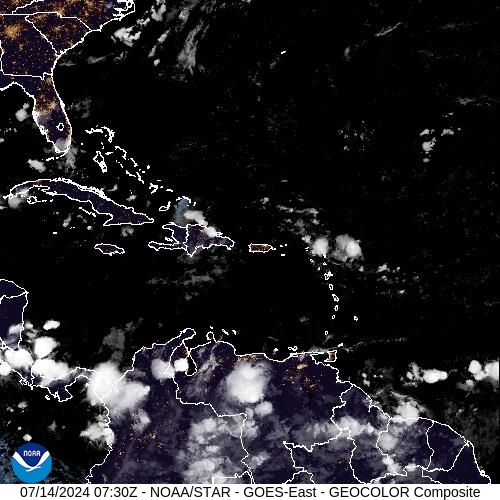 Satellite - Puerto Rico - Sun 14 Jul 04:30 EDT