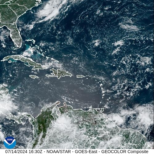 Satellite - Jamaica - Sun 14 Jul 13:30 EDT