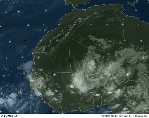 Satellite - Gulf of Guinea - Sun 14 Jul 21:00 EDT