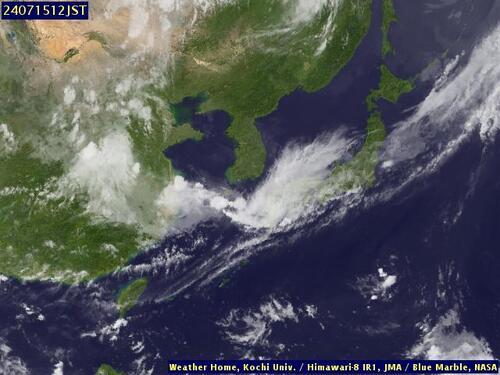 Satellite - Philippine Sea (Centr.) - Mon 15 Jul 01:00 EDT