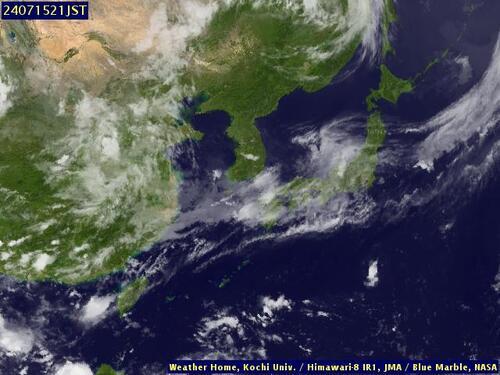 Satellite - Sea of Japan - Mon 15 Jul 10:00 EDT