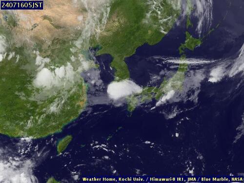 Satellite - East China Sea - Mo, 15 Jul, 23:00 BST