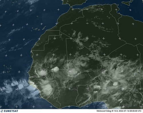Satellite - Gulf of Guinea - Tue 16 Jul 05:00 EDT