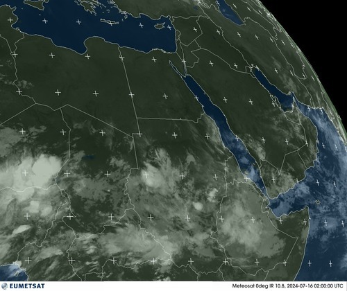 Satellite - Arabian Sea - Mon 15 Jul 23:00 EDT