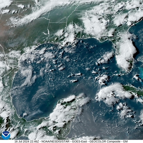 Satellite - Gulf of Honduras - We, 17 Jul, 00:46 BST