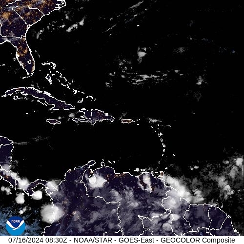 Satellite - Lesser Antilles - Tue 16 Jul 05:30 EDT