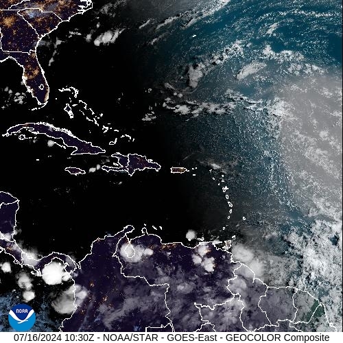 Satellite - Puerto Rico - Tue 16 Jul 07:30 EDT