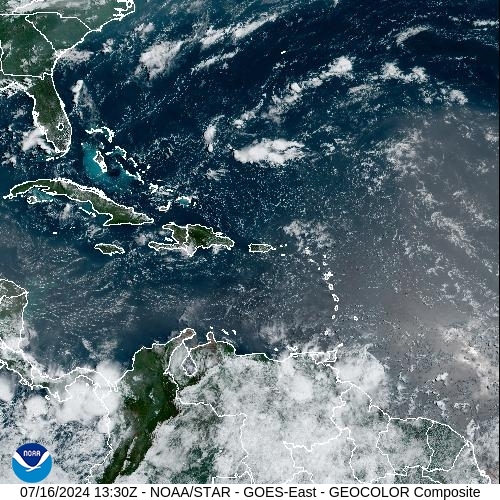 Satellite - Jamaica - Tue 16 Jul 10:30 EDT