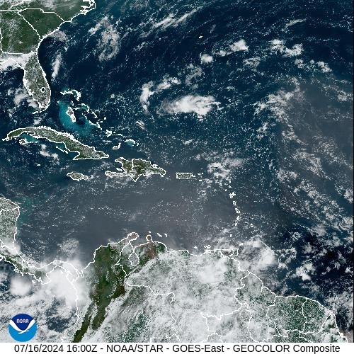 Satellite - Cuba/East - Tue 16 Jul 13:00 EDT