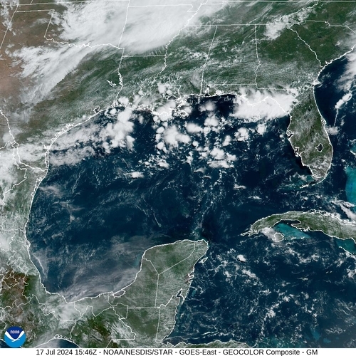 Satellite - Gulf of Mexico - We, 17 Jul, 17:46 BST