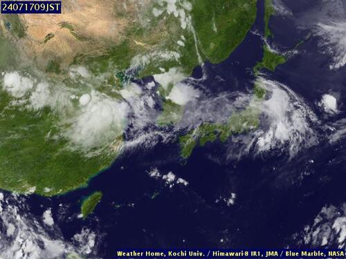 Satellite - East China Sea - Tue 16 Jul 22:00 EDT