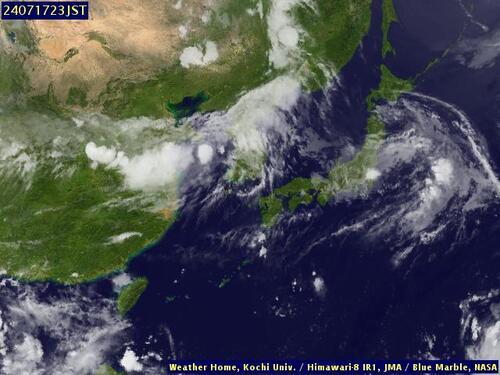 Satellite - Sea of Japan - Wed 17 Jul 12:00 EDT