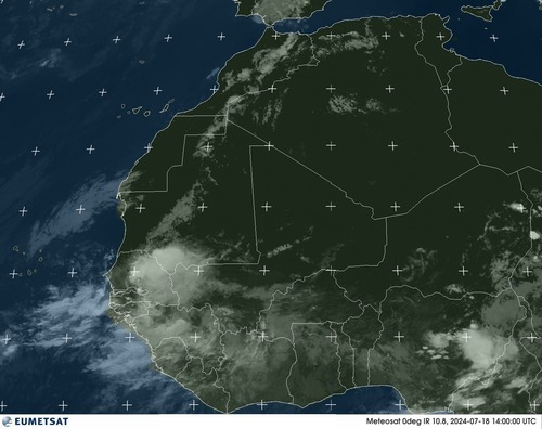 Satellite - Gulf of Guinea - Thu 18 Jul 11:00 EDT