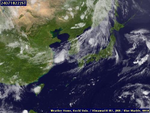 Satellite - Sea of Japan - Thu 18 Jul 11:00 EDT