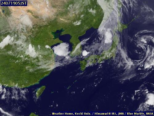 Satellite - Sea of Japan - Thu 18 Jul 18:00 EDT