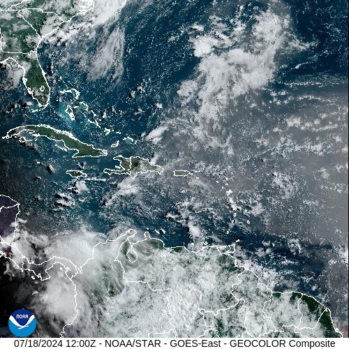 Satellite - Haiti - Thu 18 Jul 09:00 EDT