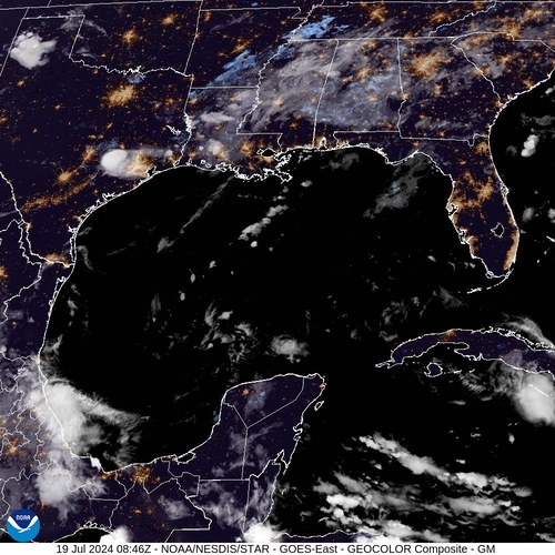 Satellite - Cuba/West - Fri 19 Jul 05:46 EDT