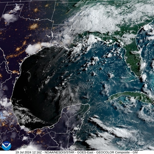 Satellite - Gulf of Honduras - Fri 19 Jul 09:16 EDT