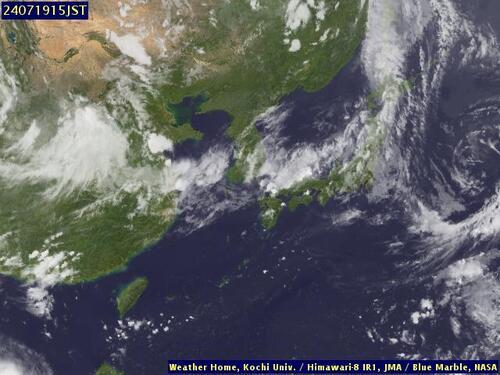 Satellite - East China Sea - Fri 19 Jul 04:00 EDT