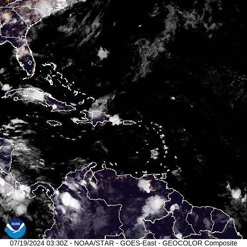 Satellite - Jamaica - Fri 19 Jul 00:30 EDT