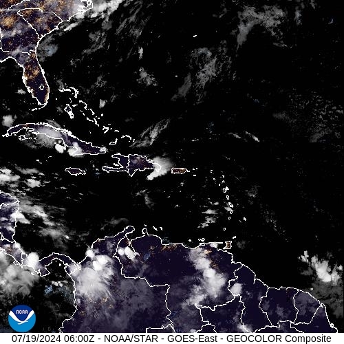 Satellite - Puerto Rico - Fri 19 Jul 03:00 EDT