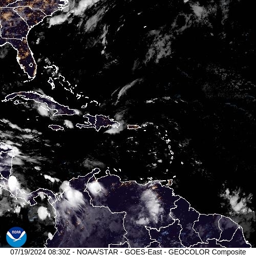 Satellite - Lesser Antilles - Fri 19 Jul 05:30 EDT