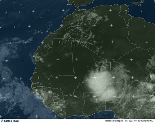 Satellite - Gulf of Guinea - Fri 19 Jul 21:00 EDT