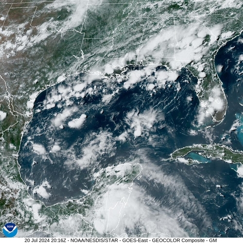 Satellite - Gulf of Mexico - Sa, 20 Jul, 22:16 BST