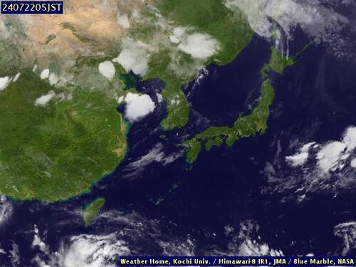 Satellite - Sea of Japan - Sun 21 Jul 18:00 EDT