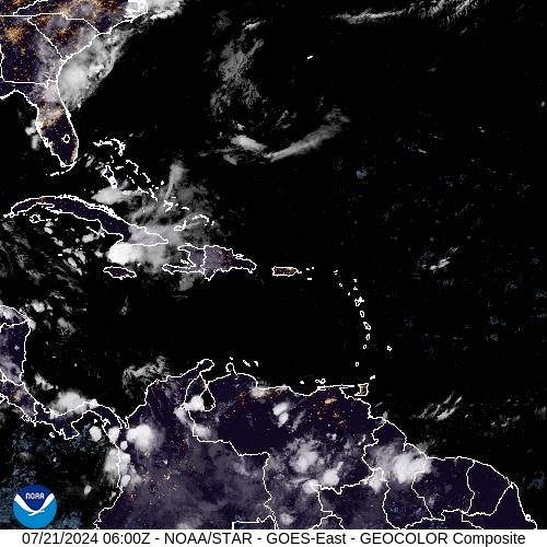 Satellite - Jamaica - Sun 21 Jul 03:00 EDT