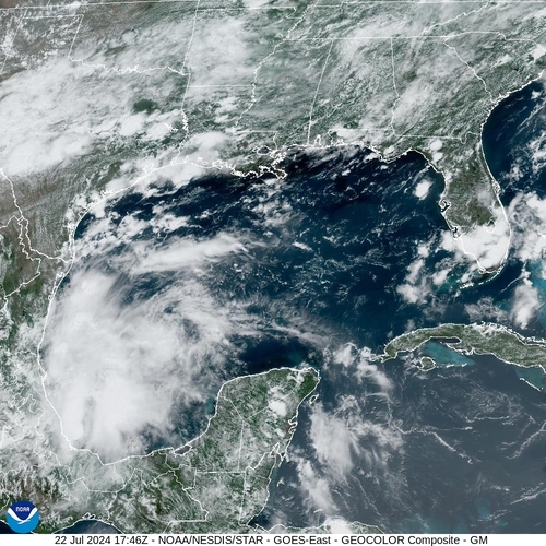 Satellite - Yucatan Strait - Mo, 22 Jul, 19:46 BST