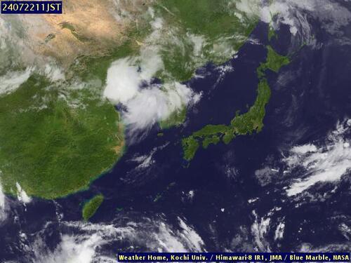 Satellite - Philippine Sea (South) - Mon 22 Jul 00:00 EDT