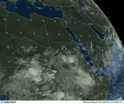Satellite - Arabian Sea - Mon 22 Jul 22:00 EDT