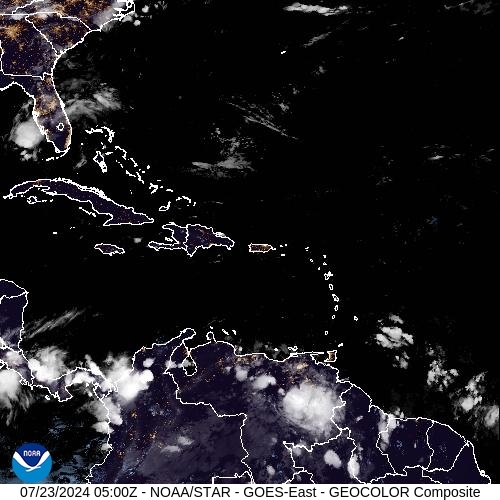 Satellite - Puerto Rico - Tue 23 Jul 02:00 EDT