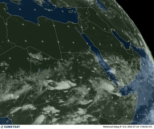 Satellite - Arabian Sea (East) - Wed 24 Jul 14:00 EDT